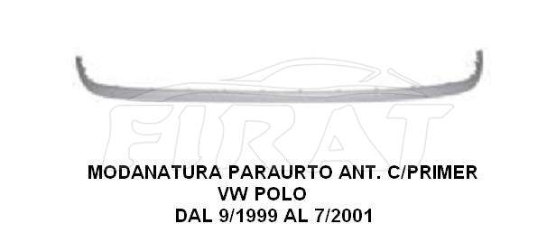 MODANATURA PARAURTO VW POLO 99 - 01 ANT. C/PRIM.